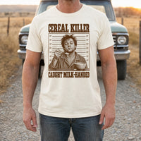 Load image into Gallery viewer, Cereal Killer - Funny Pun Shirt in Natural, man, no face