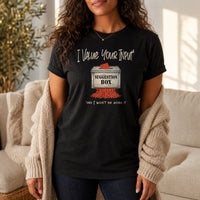 Load image into Gallery viewer, I Value Your Input - Suggestion Box Tee in Black, woman, no face