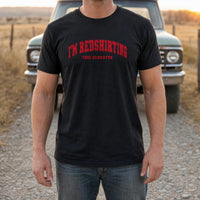 Load image into Gallery viewer, I’m Redshirting This Semester - College Student Shirt in Black, man, no face