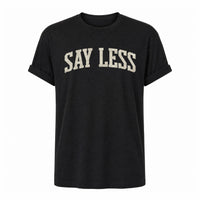 Load image into Gallery viewer, Say Less - Funny Introvert Sassy T Shirts - Terminally Indoors in Black, ghost front
